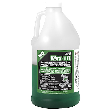 Retaining Compound, 541 Series, Green, Liquid, 1L, Jug MPN:54100