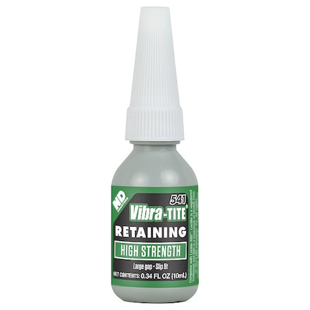 Retaining Compound, 541 Series, Green, Liquid, 10ml, Bottle MPN:54110
