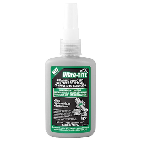 Retaining Compound, 541 Series, Green, Liquid, 50ml, Bottle MPN:54150