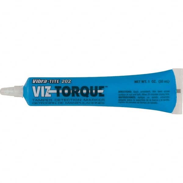 Visual Vibratory Indicator Marker: Blue, Tamperproof, Squeeze Tube Point MPN:20231