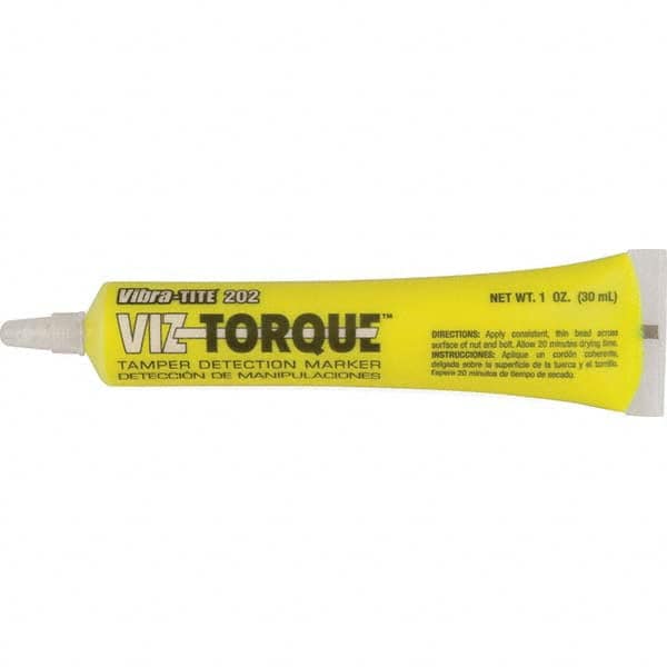 Visual Vibratory Indicator Marker: Yellow, Tamperproof, Squeeze Tube Point MPN:20271