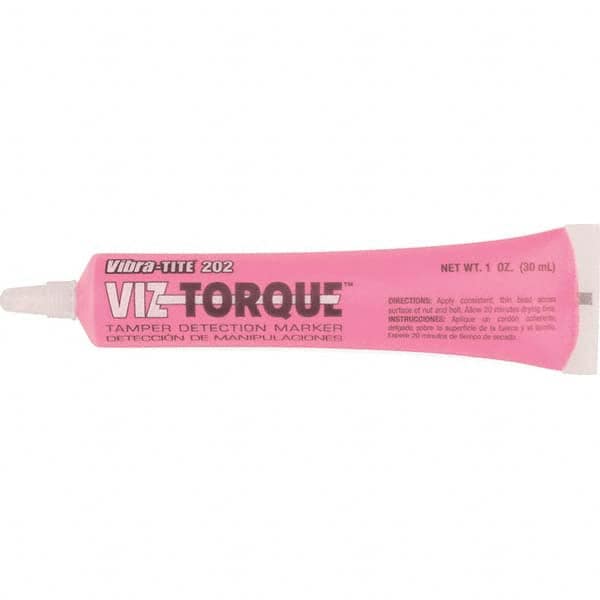 Visual Vibratory Indicator Marker: Pink, Tamperproof, Squeeze Tube Point MPN:20281