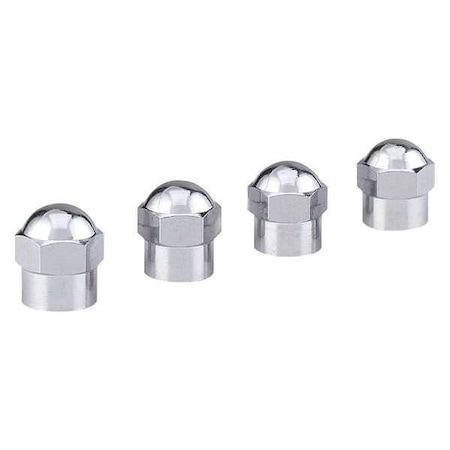 Hex H V Cap, Chrome, Tires, PK4 MPN:00716-8