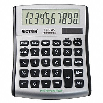 Portable Calculator LCD 10 Digits MPN:1100-3A