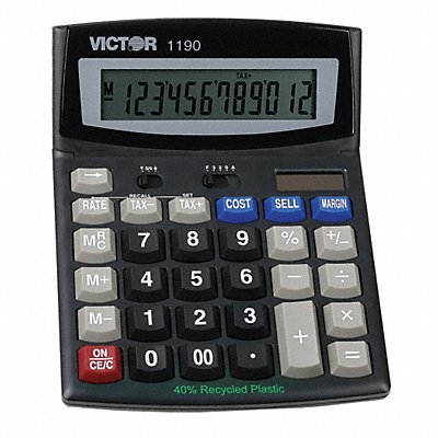 Finance Portable Calculator LCD 12 Digit MPN:1190