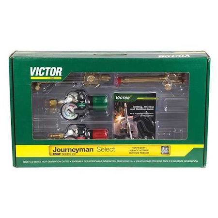 Cutting Outfit, Journeyman Select EDGE 2.0 Series, Acetylene, Welds Up To 3 in CA2461+ MPN:0384-2082