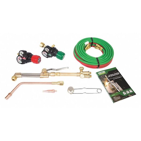 Gas Welding Outfit, EDGE Series, Natural Gas, Oxygen and Propylene, Propane, Welds Up To 3 in MPN:0384-2132