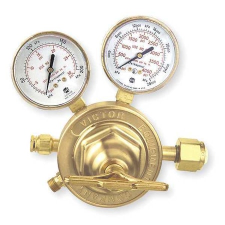 Gas Regulator, Oxygen, Single Stage, 0.825