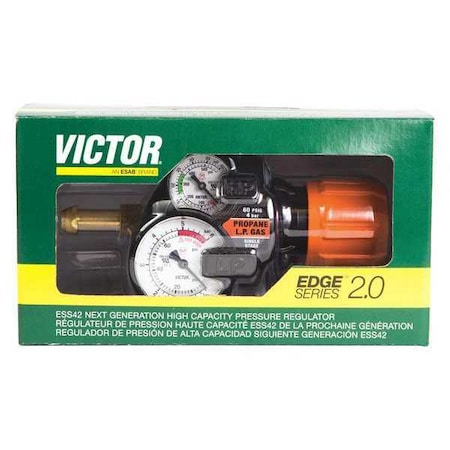 Gas Regulator, Propane, Propylene, Single Stage, 0.965