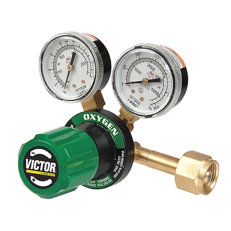 Oxygen Single Stage Regulator, Oxygen, Single Stage, 0.825