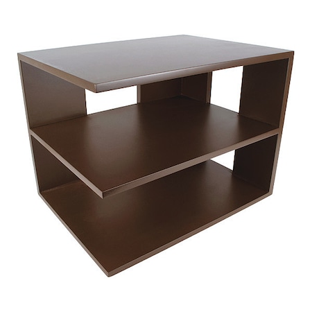 Corner Shelf, Brown, Brown, Wood, Rubber, 13.2 in W, 9.8 in H, 9.7 in D MPN:B1120