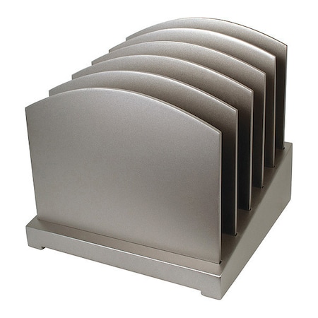 Incline File, Silver, Silver, Rubber, Wood, 9.5 in W, 8.8 in H, 9.6 in D MPN:S8601