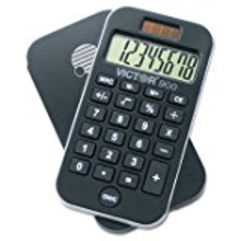 Victor 900 Pocket Calculator With Antimicrobial Protection (Min Order Qty 9) MPN:900