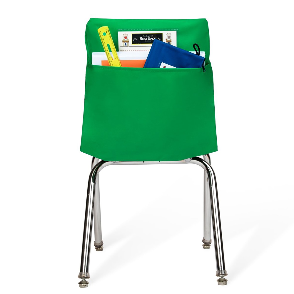 Victor Seat Sack Chair Cover Classroom Pack, 14in x 1/2in, Green, Pack Of 25 Covers MPN:14192