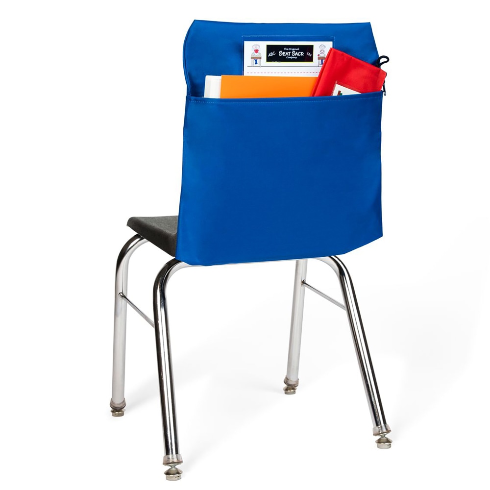 Victor Seat Sack Chair Cover Classroom Pack, 15in x 1/2in, Blue, Pack Of 25 Covers MPN:15190