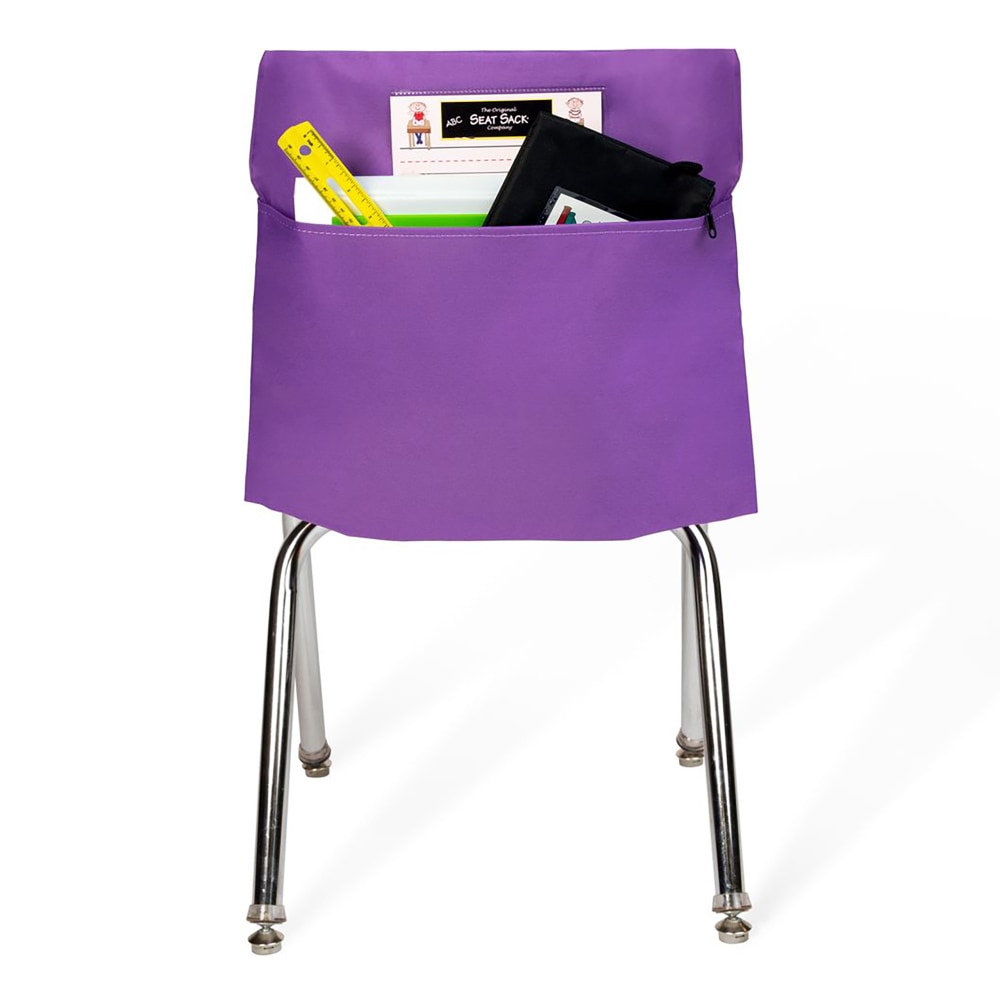 Victor Seat Sack Chair Pockets, 17in x 1/2in, Purple, Bundle Of 10 Pockets MPN:50117BUNDLE