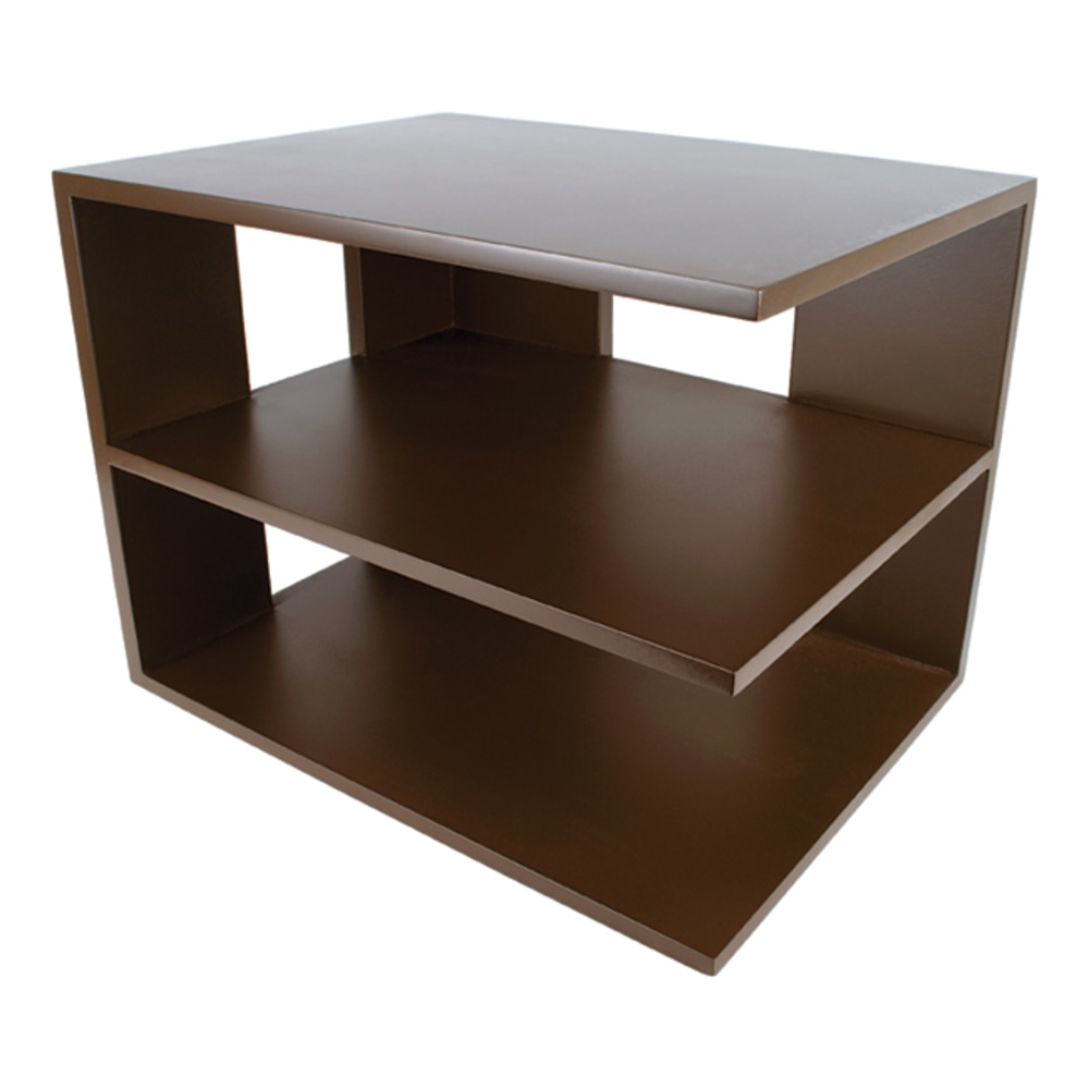 Victor Mocha Brown Collection Corner Shelf, 13 1/2inH x 13 1/2inW x 10 1/2inD, Brown MPN:B1120