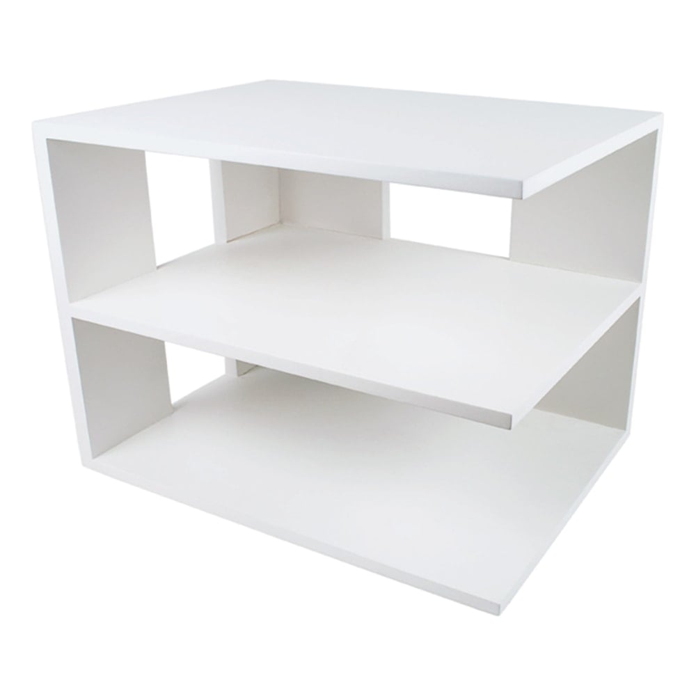 Victor Pure White Collection Corner Shelf, 13 1/2inH x 13 1/2inW x 10 1/2inD, White MPN:W1120