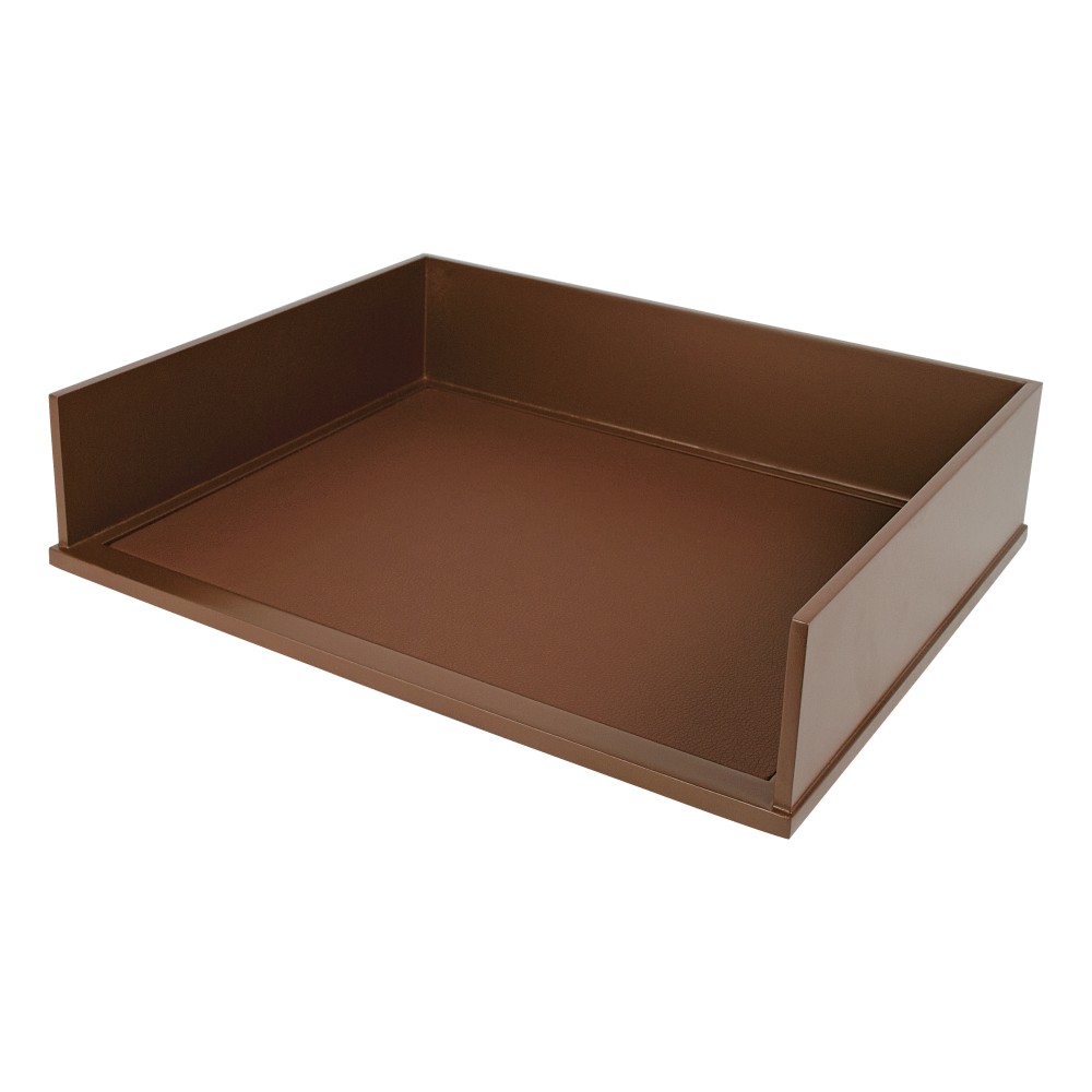 Victor Stacking Letter Tray, 3 1/5inH x 10 11/16inW x 13 1/4inD, Mocha Brown MPN:B1154