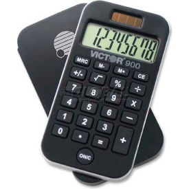 Victor® 8-Digit Pocket Calculator 900 Dual Power 2-1/2