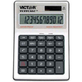 Victor® 12-Digit Calculator 99901 Hybrid Power 4-5/8