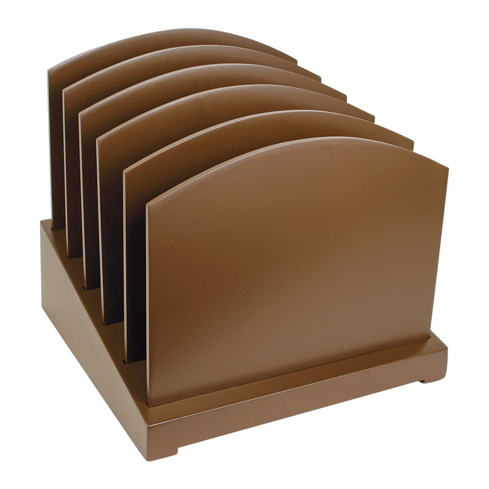Victor Incline File Sorter, 9 3/4inH x 9 3/4inW x 9 3/4inD, Mocha Brown MPN:B8601