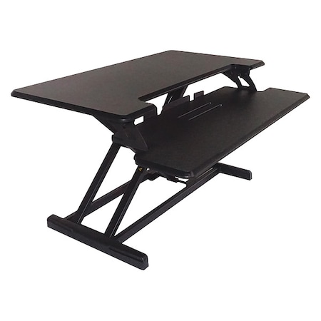 Compact Standing Desk Riser, Black MPN:DCX610