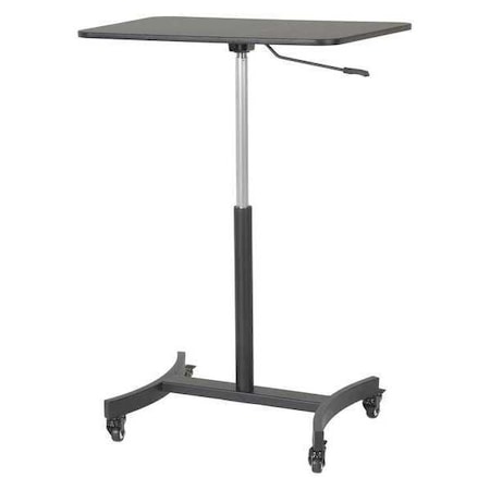 Mobile Adj. Stand, Black, 44in H x 22in L MPN:DC500