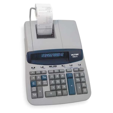 Finance Desktop Calculator, LCD, 12 Digits MPN:1560-6