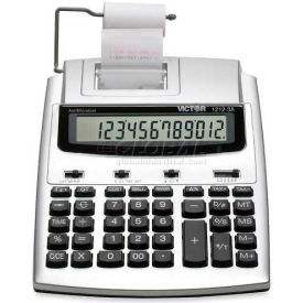Victor® 12-Digit Calculator 12123A 2 Color Printing 7-1/4