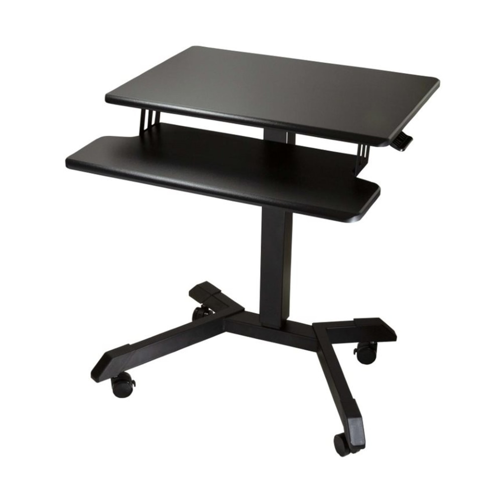 Victor DC550 26inW Mobile Adjustable Standing Desk With Keyboard Tray MPN:DC550