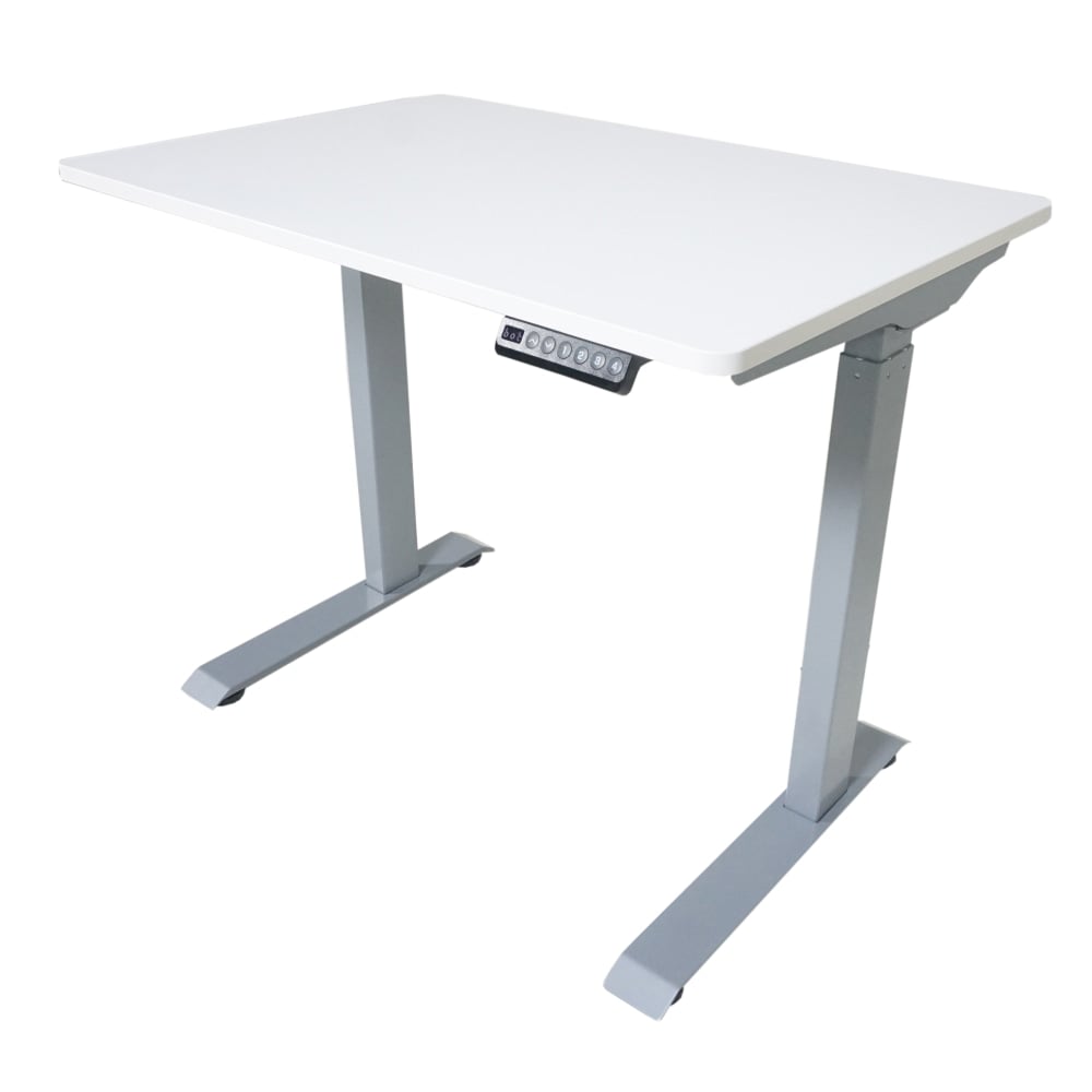 Victor Electric 36inW Standing Desk, White MPN:DC830W