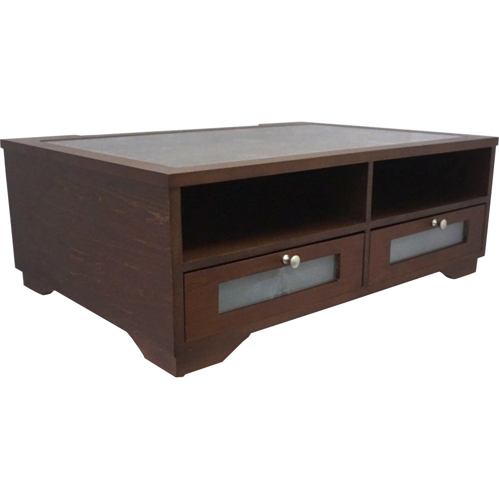 Victor Heritage Wood H1130 Printer Stand - 2x Shelf(ves) - 7.75inx21.75inx 15.26in Depth - Desktop - Wood Grain - H1130 MPN:H1130