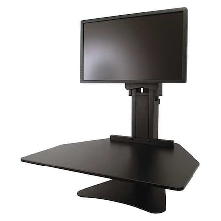 Sit-Stand Desk Converter, Includes Steel Base & Desk Surface MPN:DC300