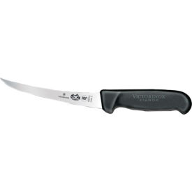 Victorinox 6 Boning Knife Curved Blade Semi-stiff Black Fibrox Handle 40515 5.6603.15 - Pkg Qty 10