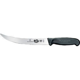 Victorinox 8 Butcher And Breaking Knife Black Fibrox Handle 40537 5.7203.20 - Pkg Qty 10