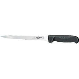 Victorinox 8 Fillet Fishing Knife Flexible Black Fibrox Handle 40613 5.3763.20 - Pkg Qty 10
