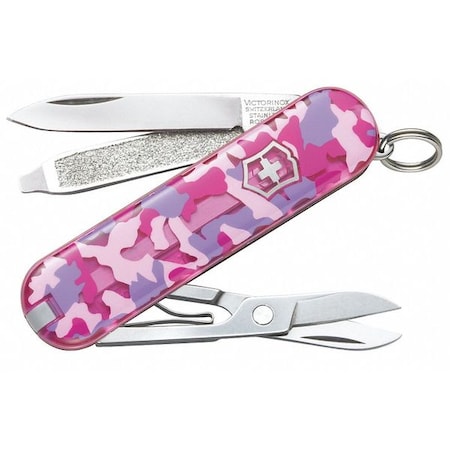 Multi-Tool Knife, 3 Tool, 7 Funct, PinkCamo MPN:0.6223.T5R2-X3