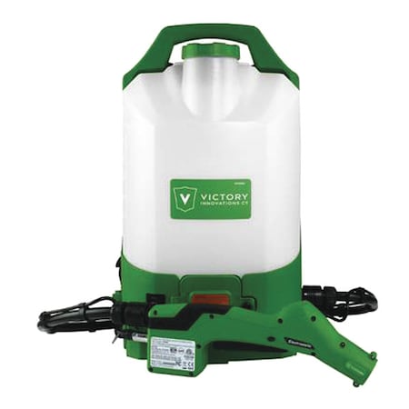 2-1/4 gal Backpack Electrostatic Sprayer, Polyethylene, 4 ft L Hose, 12 in L Wand MPN:VP300ES
