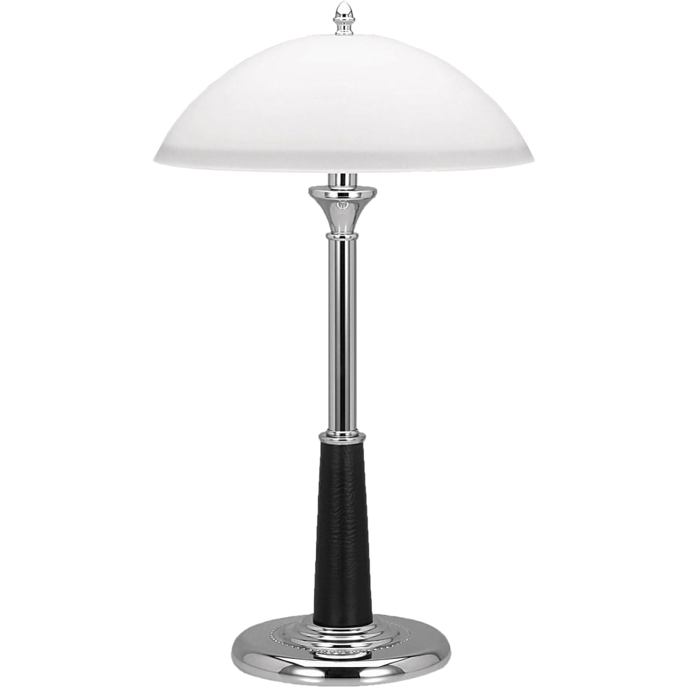 Victory Light Executive Desk Lamp, 24inH, Frosted Glass Shade/Chrome Base MPN:VS40916C