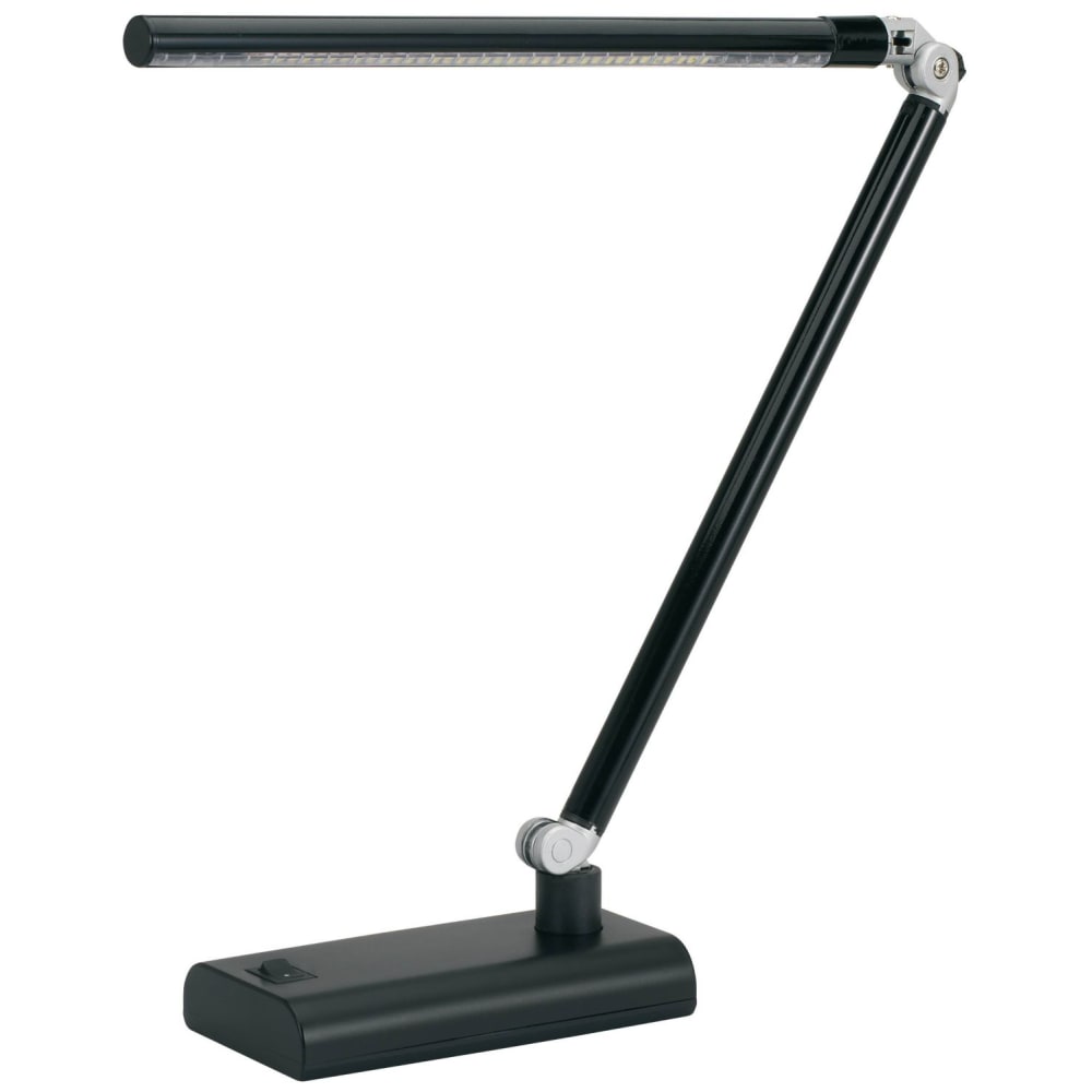 V-Light Slim-Strip LED Desk Lamp, Adjustable, 18inH, Black MPN:VSL392N