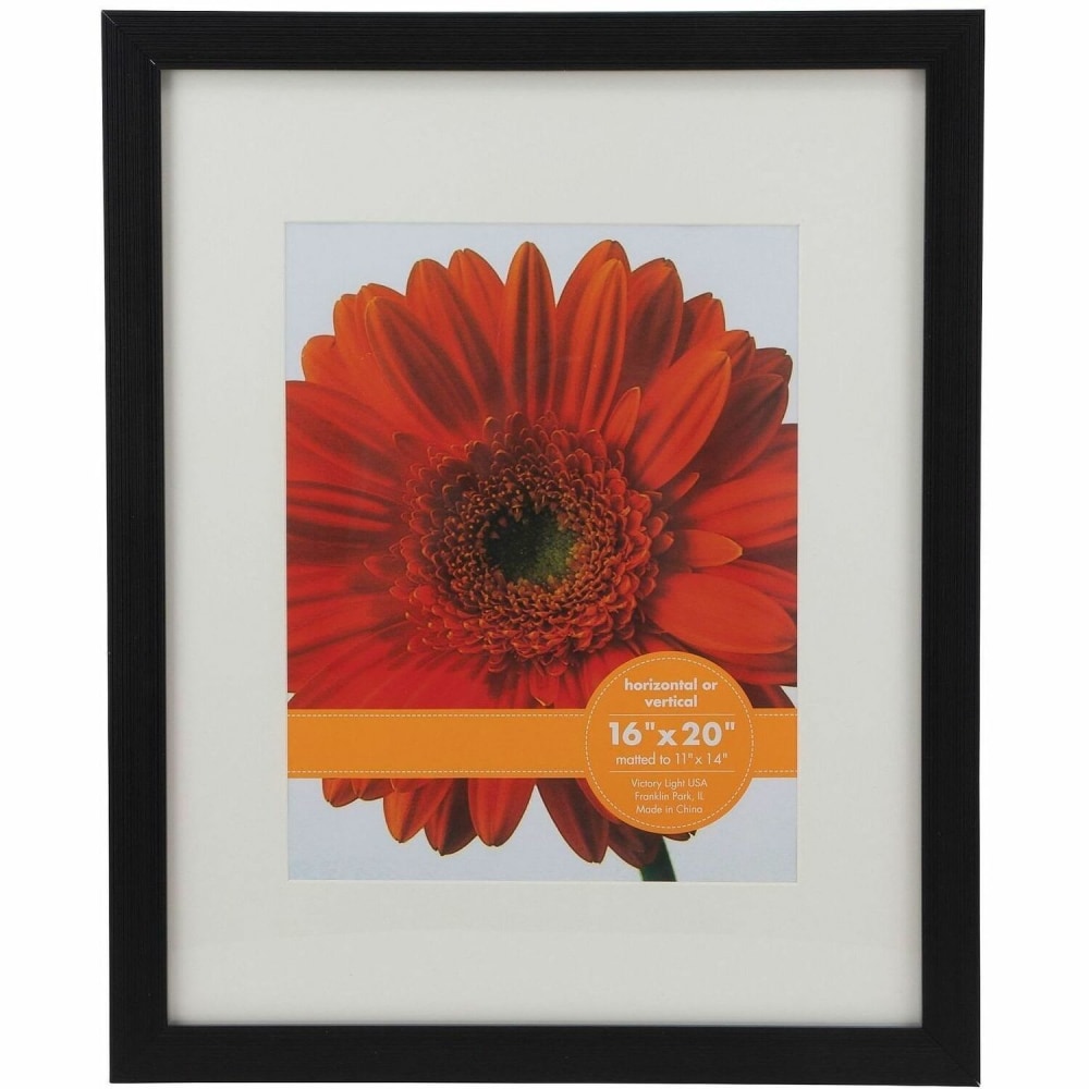 Victory Light 16in x 20in Poster & Photo Frame - 16in x 20in Frame Size - Durable, Dust Resistant - Cappuccino - 1 Each MPN:1068275B1620
