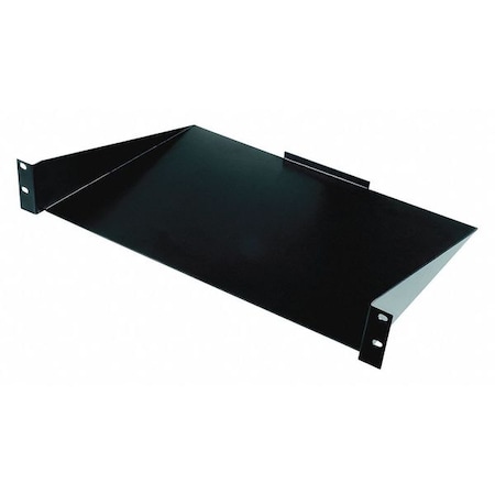 Rack Shelf, For Racks, Steel, Black MPN:ERS1