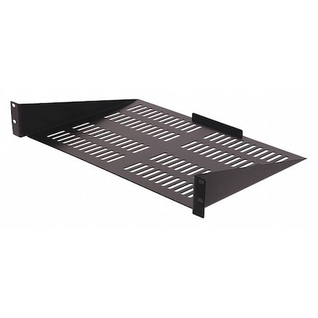 Rack Shelf, For Racks, Steel, Black MPN:ERS1V