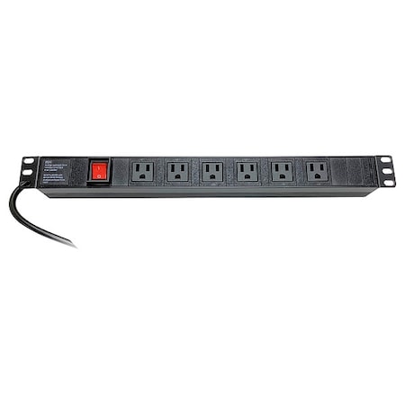 1U - 6 OUTLET POWER STRIP MPN:ERENPS6