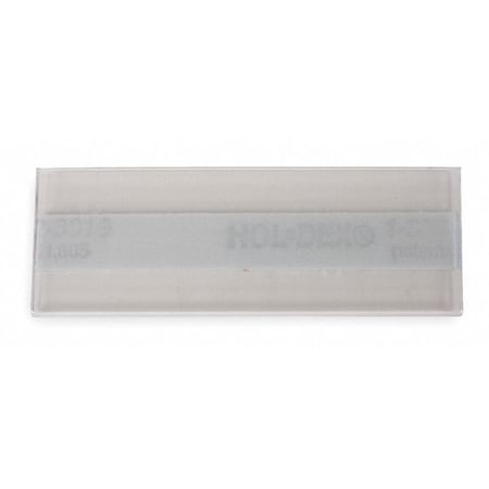 Label Holder, 3 in L, 1 in W, Clear MPN:ALH13