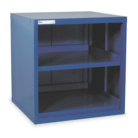 Extra Wide Overhead Storage Cabinet, 31 in H, 30 in W, 27-3/4 in D, No Handle, None, Dark Blue MPN:RP1182A-NBKADB