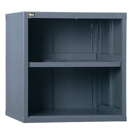 Extra Wide Overhead Storage Cabinet, 31 in H, 30 in W, 27-3/4 in D, No Handle, None, Gray MPN:RP1182A-NBNLVG