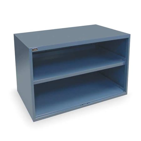 Extra Wide Overhead Storage Cabinet, 31 in H, 45 in W, 27-3/4 in D, No Handle, None, Dark Blue MPN:RP1194A-FTKADB
