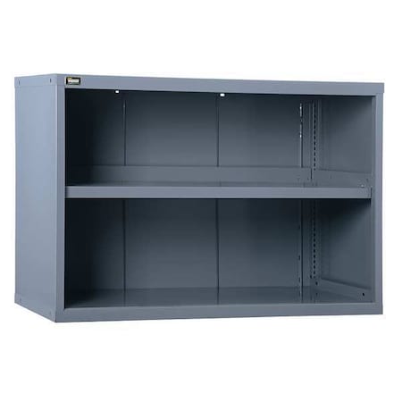 Extra Wide Overhead Storage Cabinet, 31 in H, 45 in W, 27-3/4 in D, No Handle, None, Gray MPN:RP1194A-FTKAVG